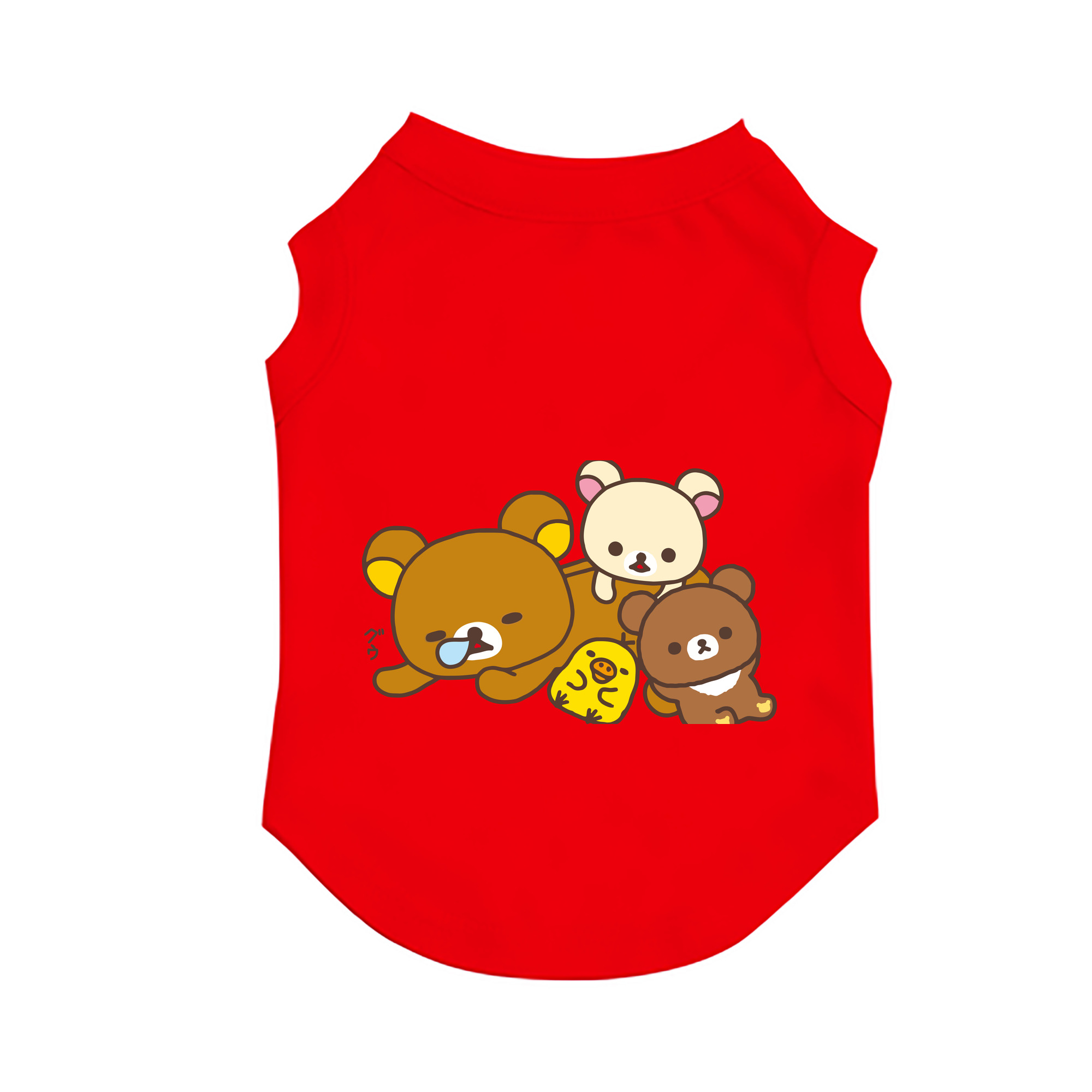 （画像用） リラックマ リラックマ キイロイトリ Rilakkuma Korilakkuma Kiiroitori ペット用ベスト