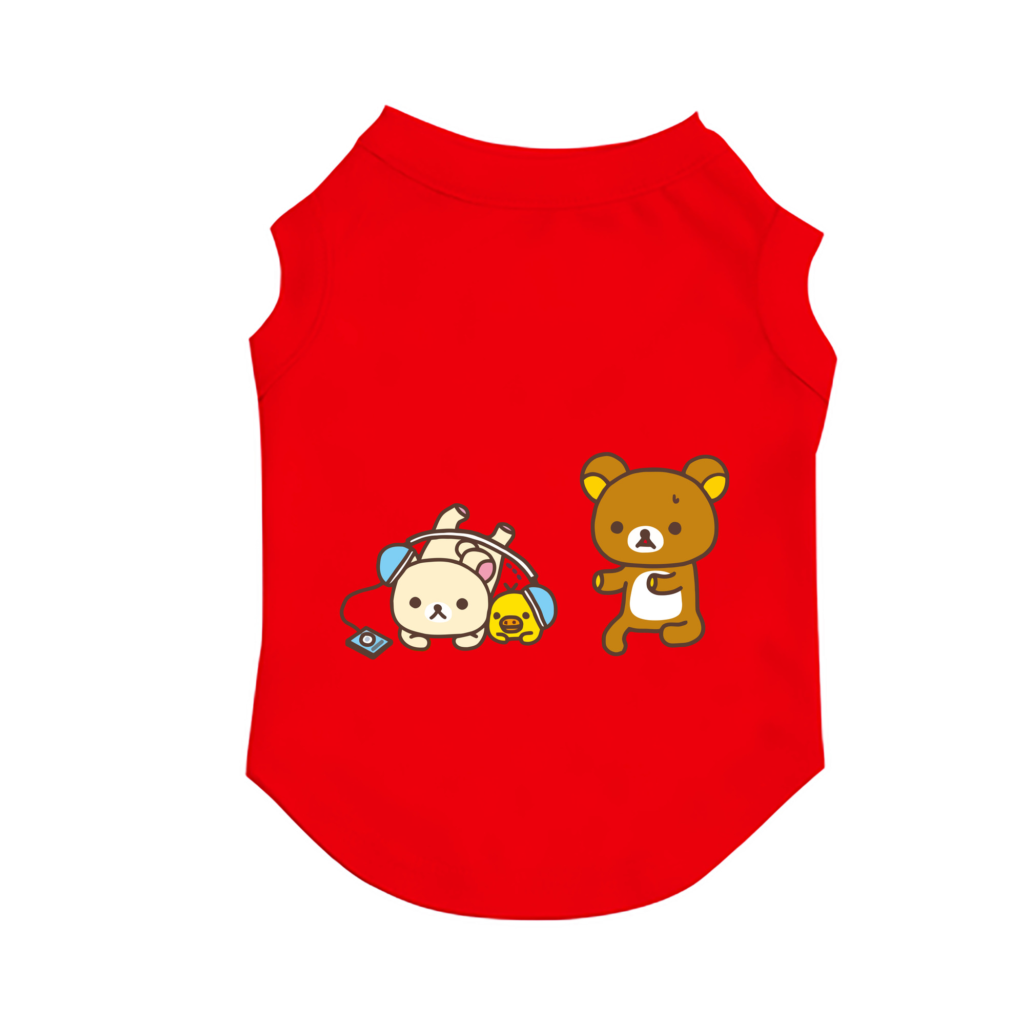 （画像用） リラックマ リラックマ キイロイトリ Rilakkuma Korilakkuma Kiiroitori ペット用ベスト