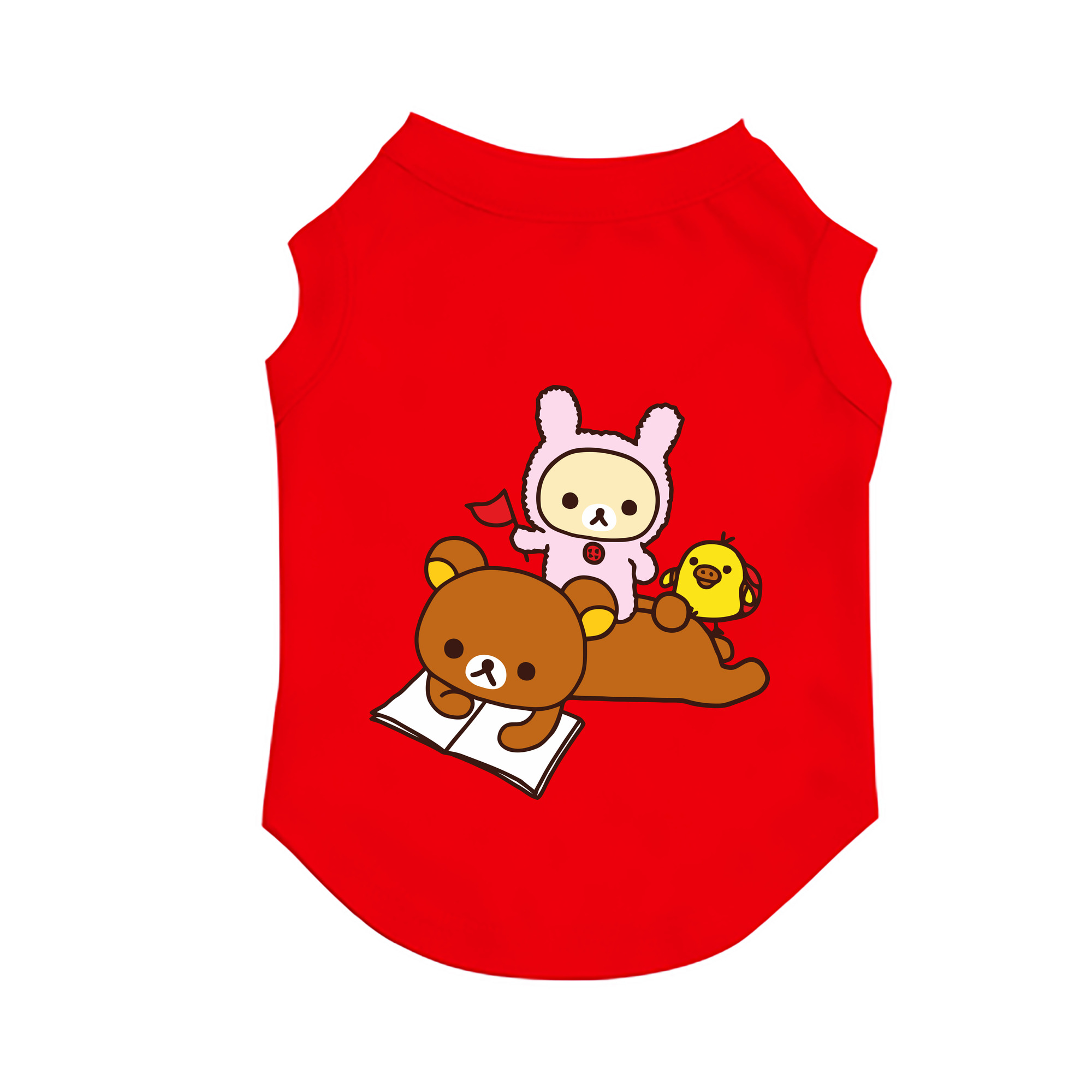 （画像用） リラックマ リラックマ キイロイトリ Rilakkuma Korilakkuma Kiiroitori ペット用ベスト