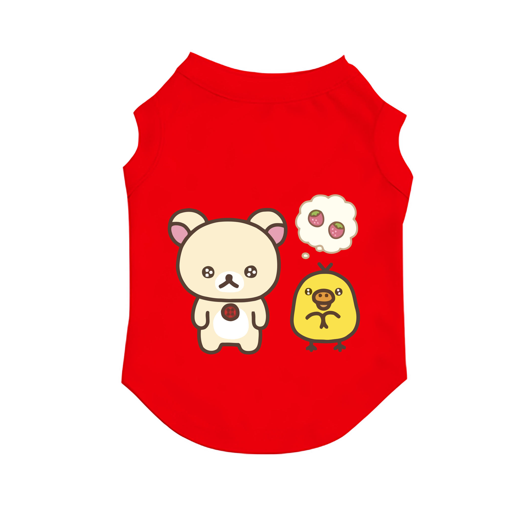（画像用） リラックマ リラックマ キイロイトリ Rilakkuma Korilakkuma Kiiroitori ペット用ベスト