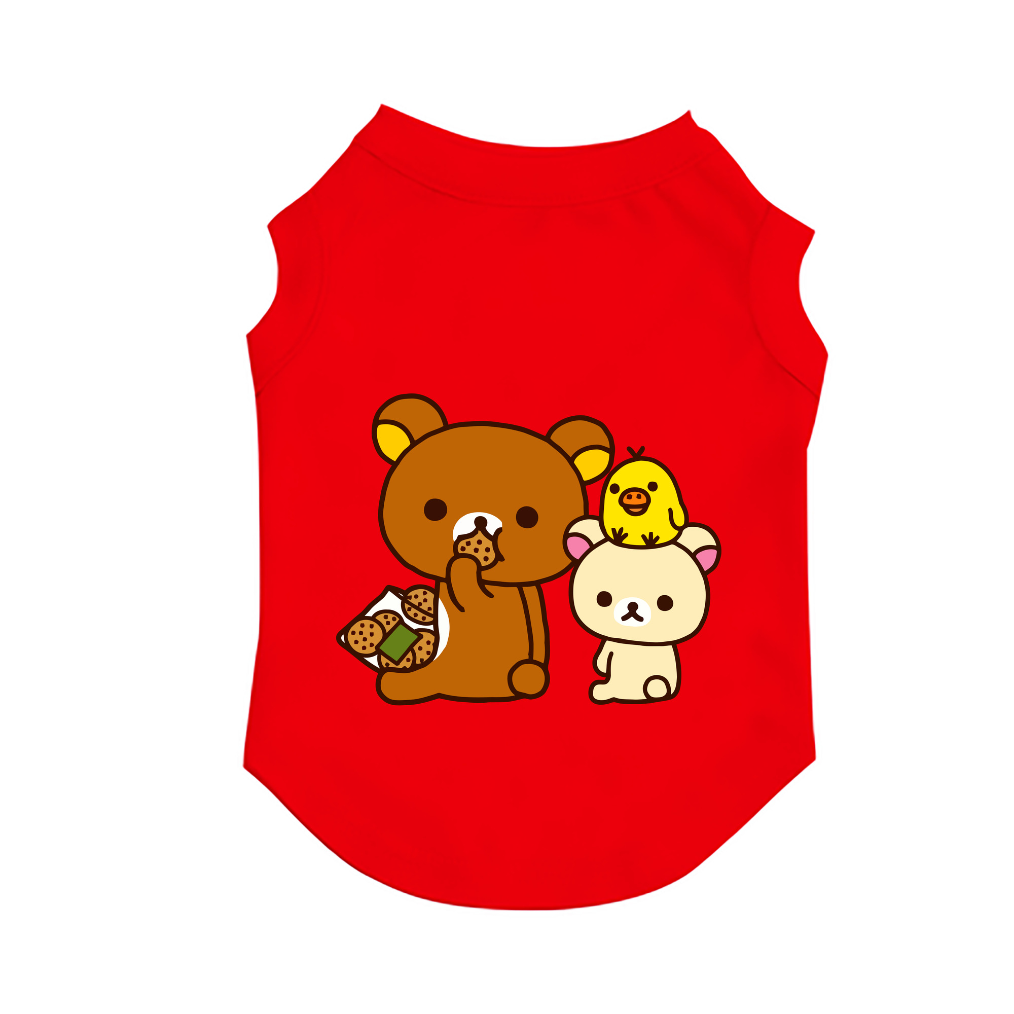 （画像用） リラックマ リラックマ キイロイトリ Rilakkuma Korilakkuma Kiiroitori ペット用ベスト