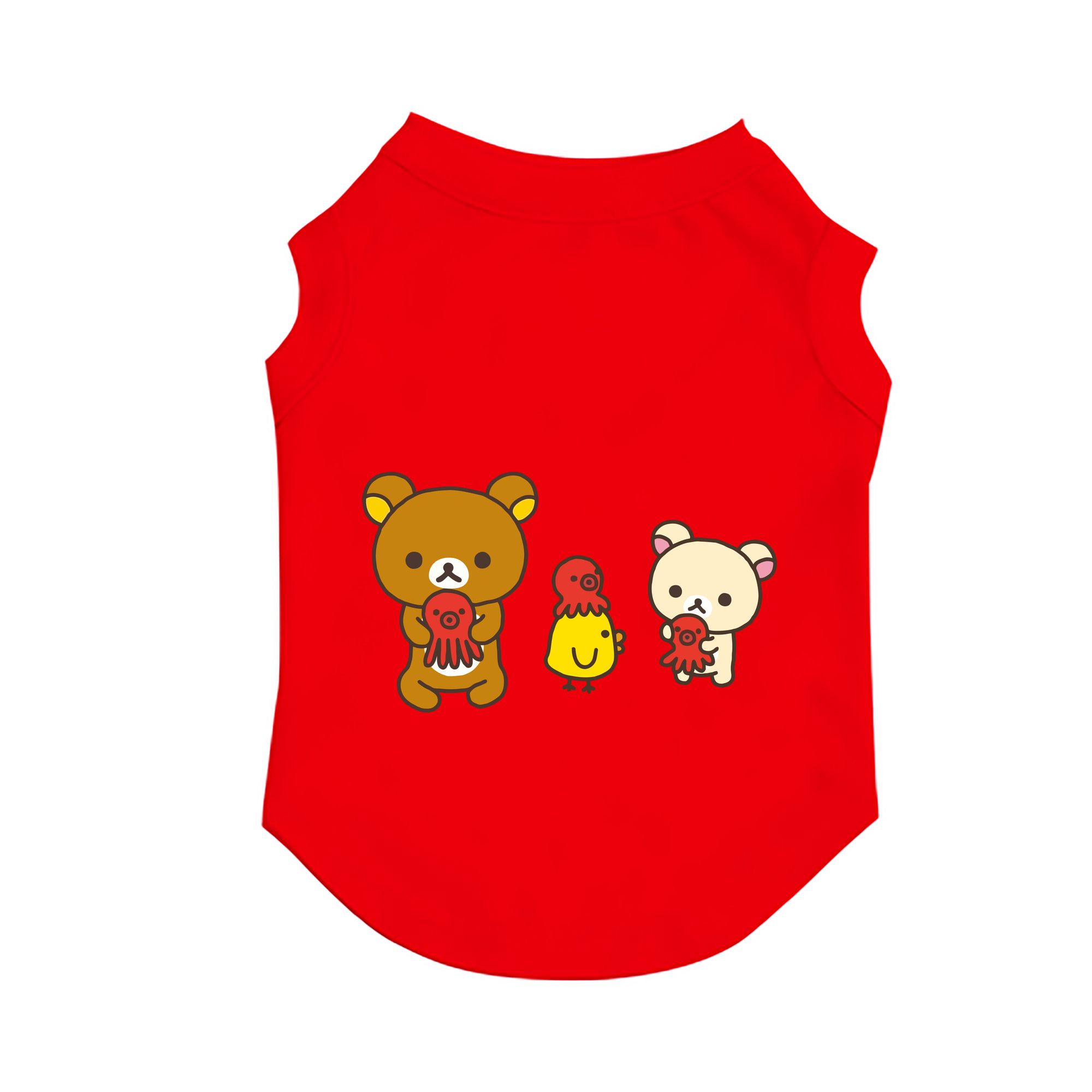（画像用） リラックマ リラックマ キイロイトリ Rilakkuma Korilakkuma Kiiroitori ペット用ベスト