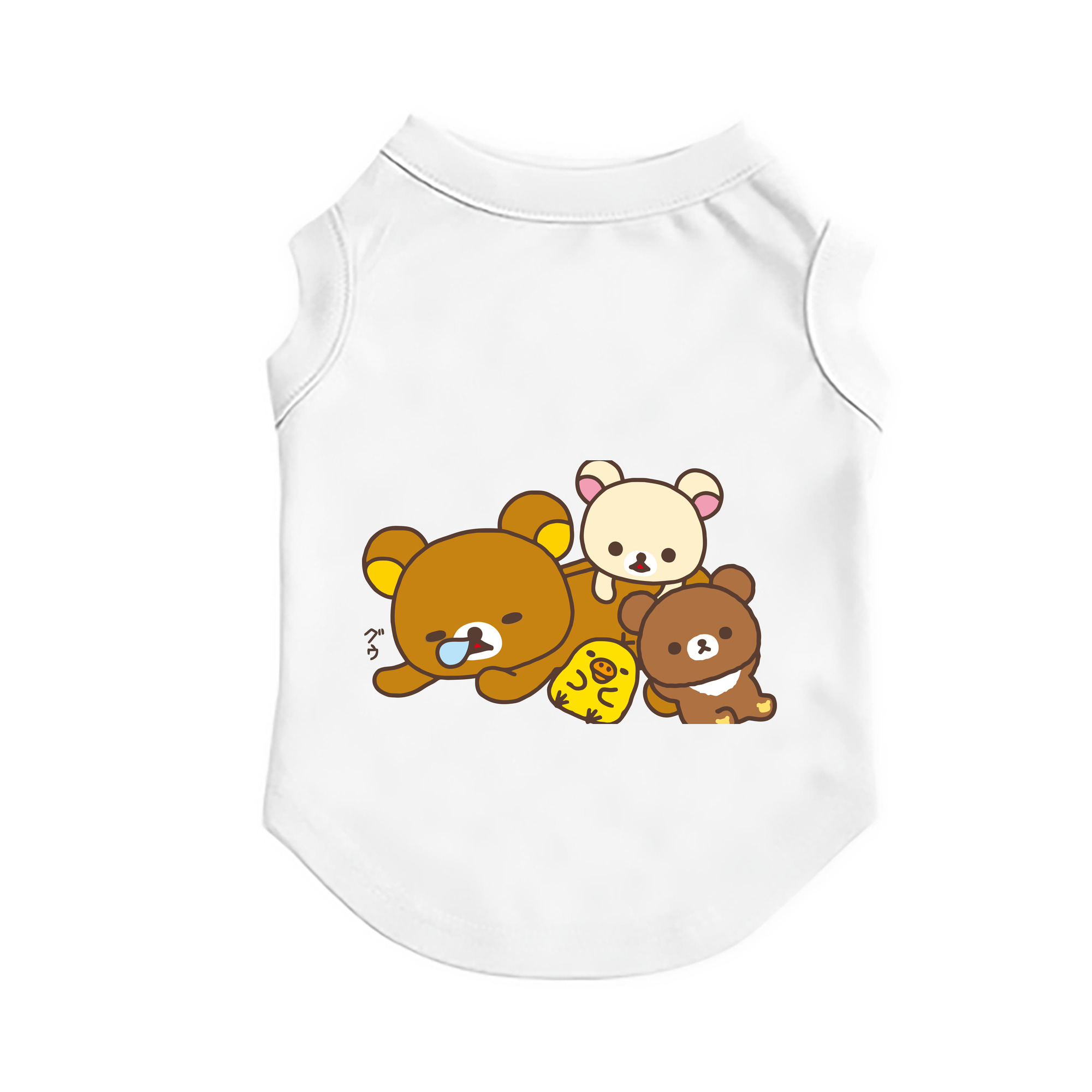 （画像用） リラックマ リラックマ キイロイトリ Rilakkuma Korilakkuma Kiiroitori ペット用ベスト
