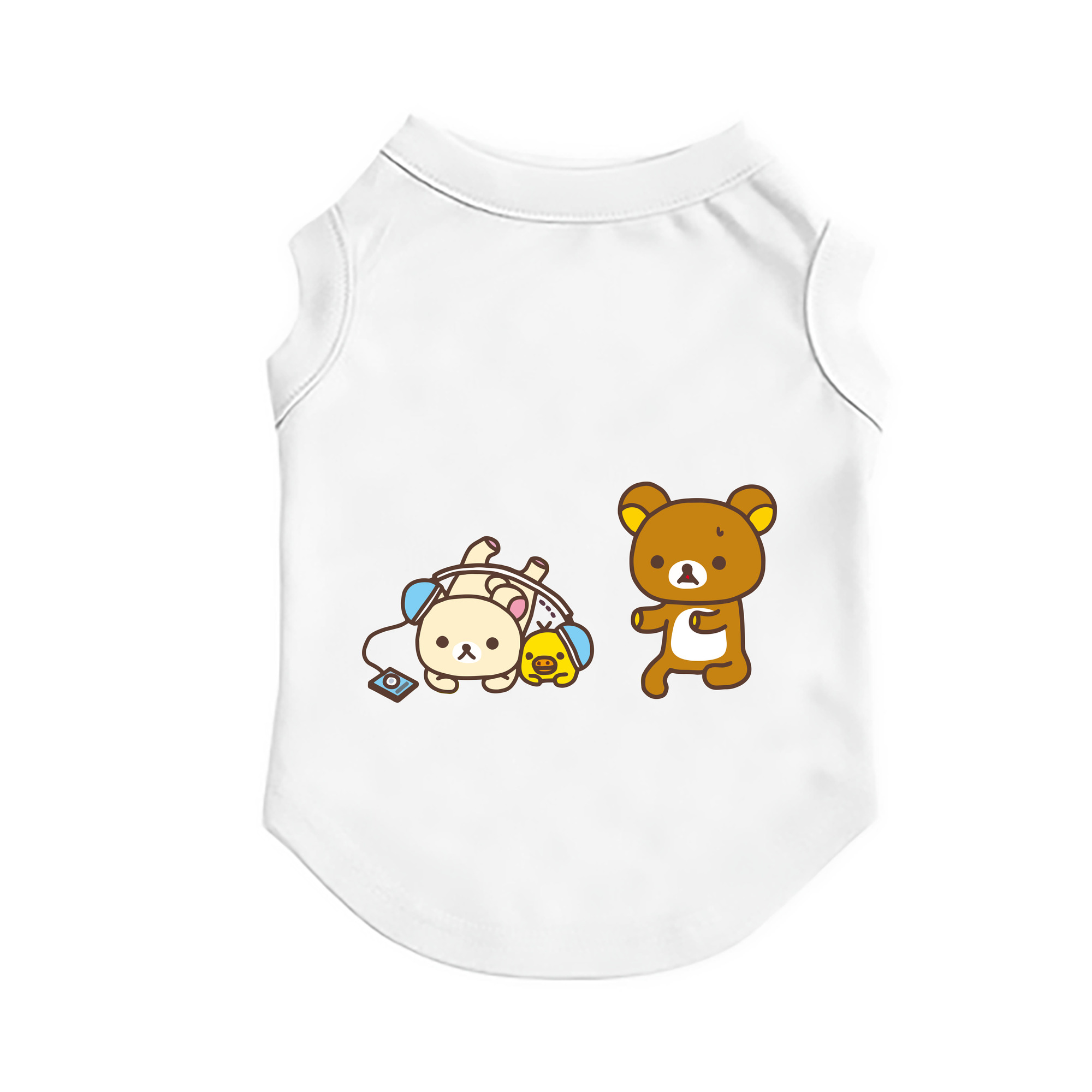（画像用） リラックマ リラックマ キイロイトリ Rilakkuma Korilakkuma Kiiroitori ペット用ベスト