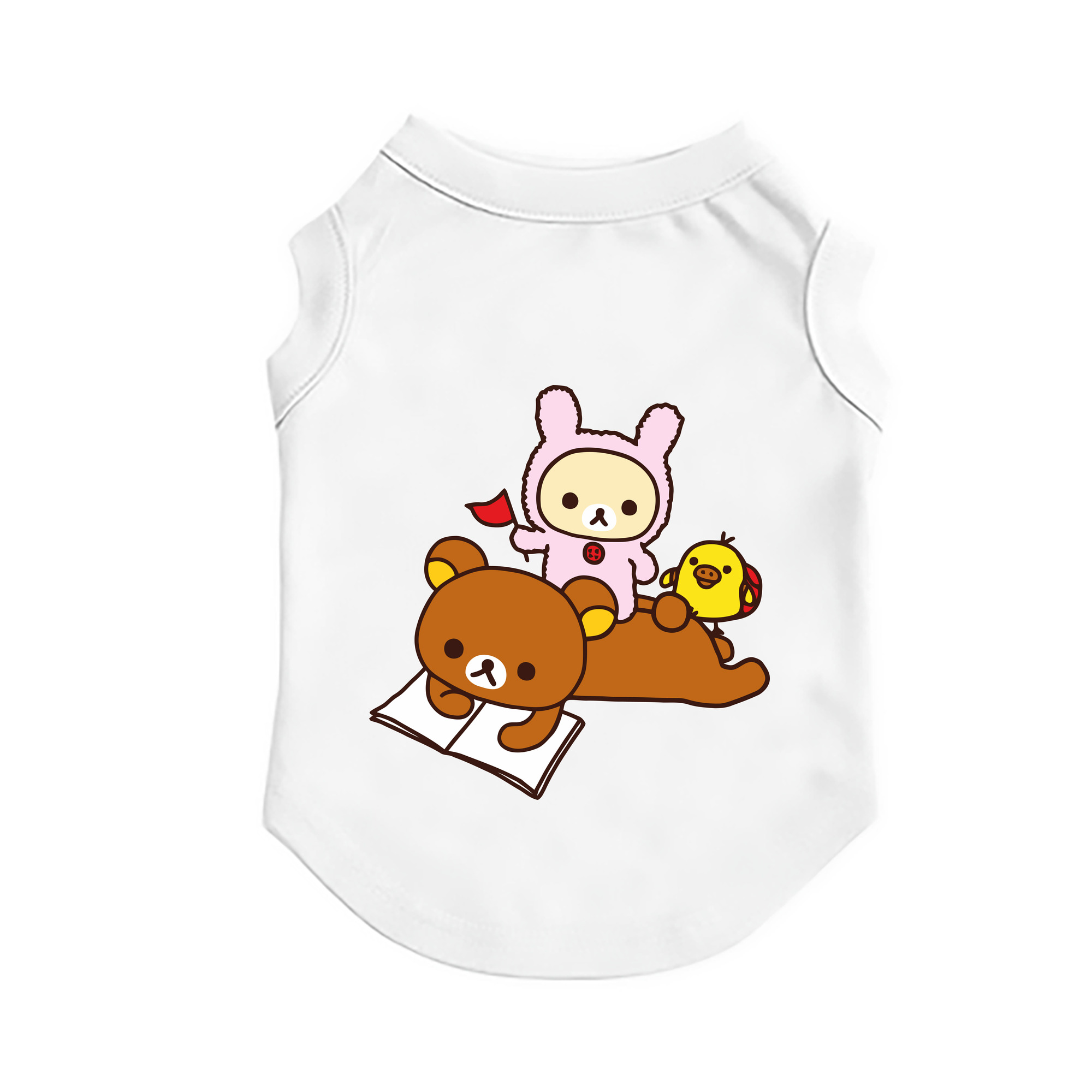 （画像用） リラックマ リラックマ キイロイトリ Rilakkuma Korilakkuma Kiiroitori ペット用ベスト