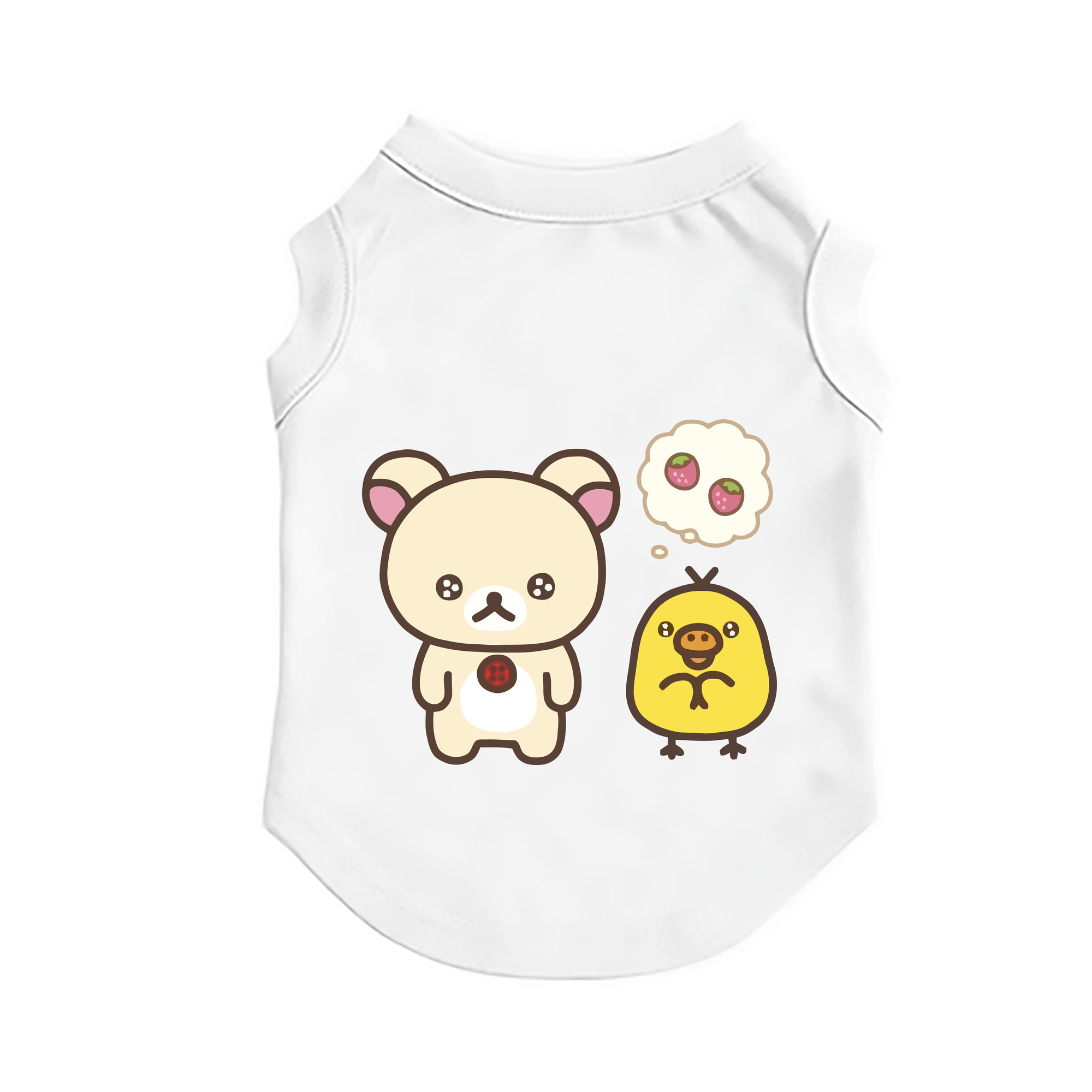 （画像用） リラックマ リラックマ キイロイトリ Rilakkuma Korilakkuma Kiiroitori ペット用ベスト