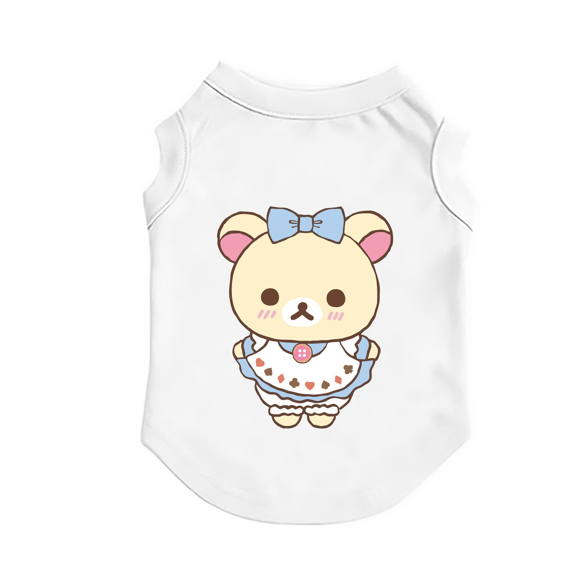 （画像用） リラックマ リラックマ キイロイトリ Rilakkuma Korilakkuma Kiiroitori ペット用ベスト