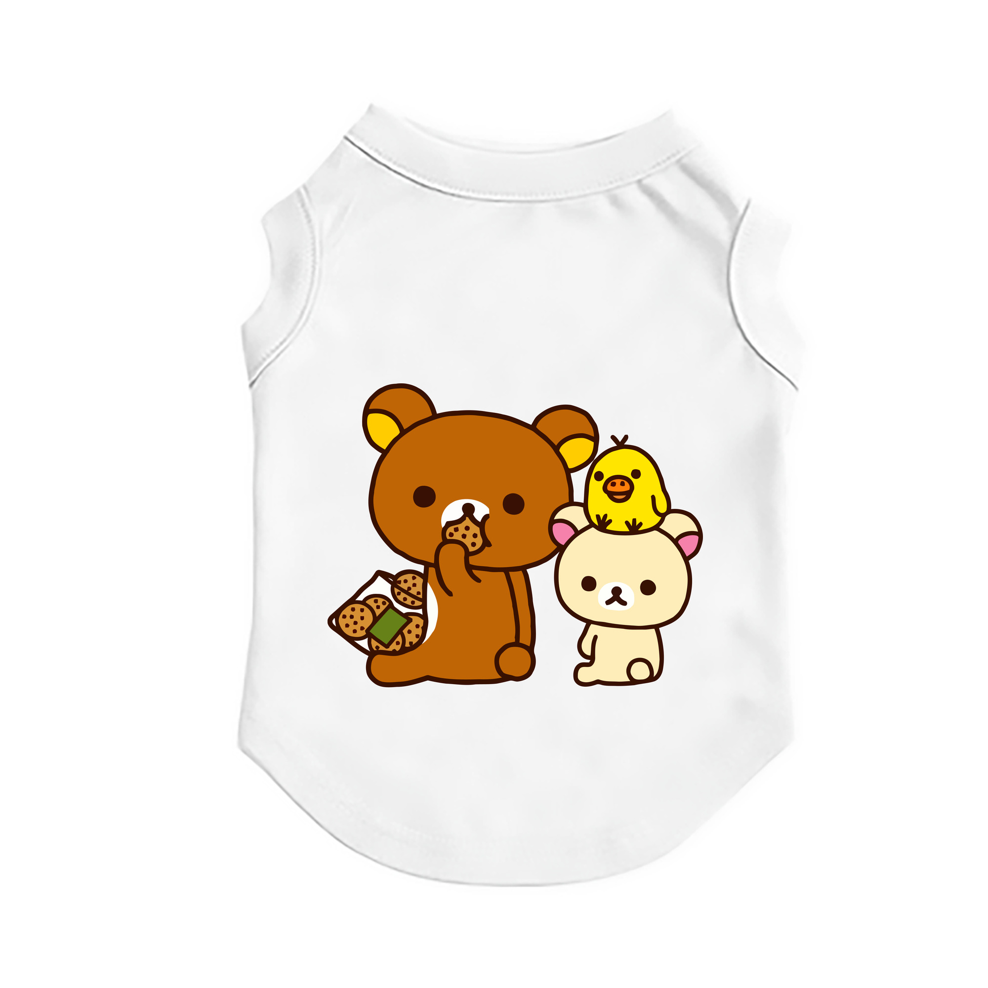 （画像用） リラックマ リラックマ キイロイトリ Rilakkuma Korilakkuma Kiiroitori ペット用ベスト