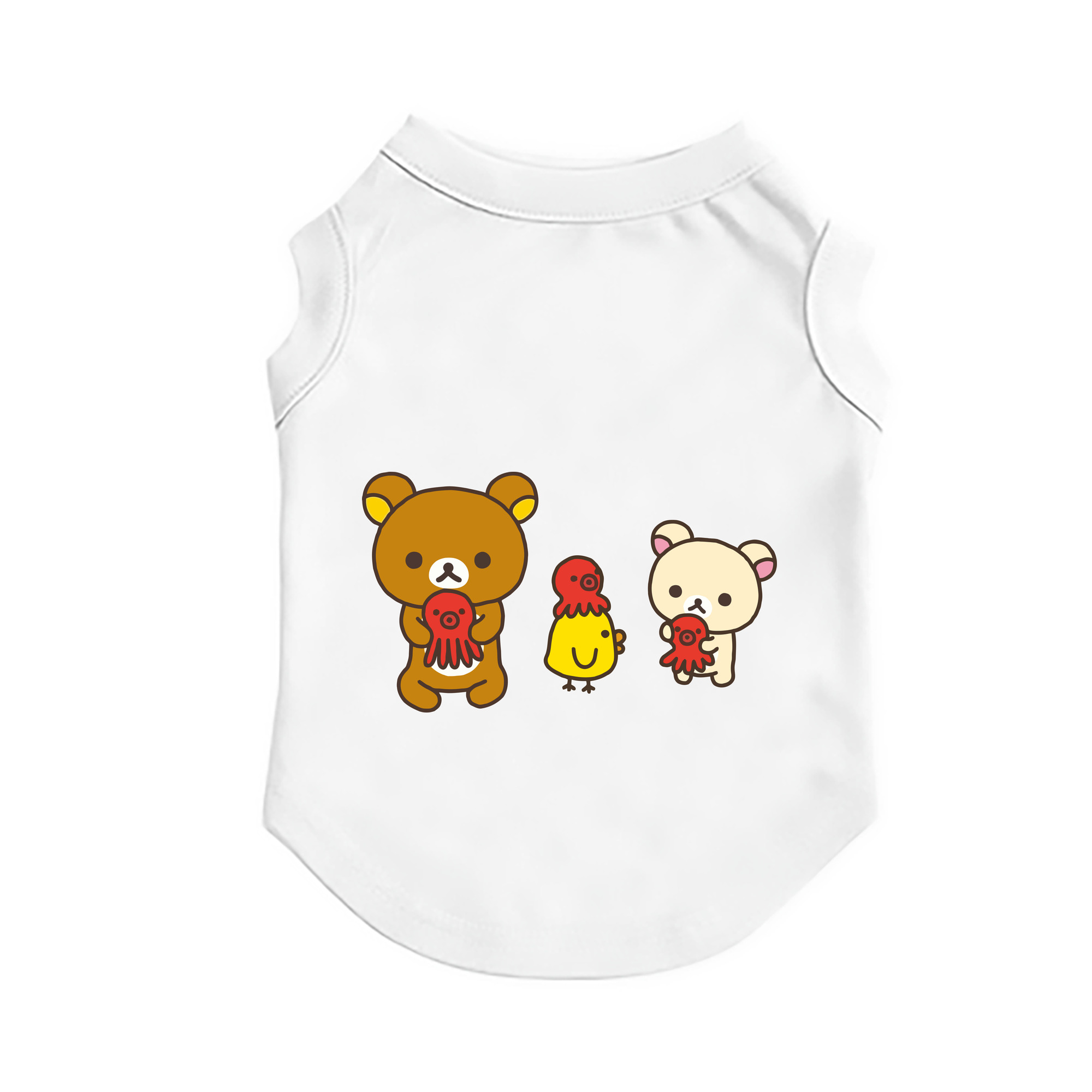 （画像用） リラックマ リラックマ キイロイトリ Rilakkuma Korilakkuma Kiiroitori ペット用ベスト