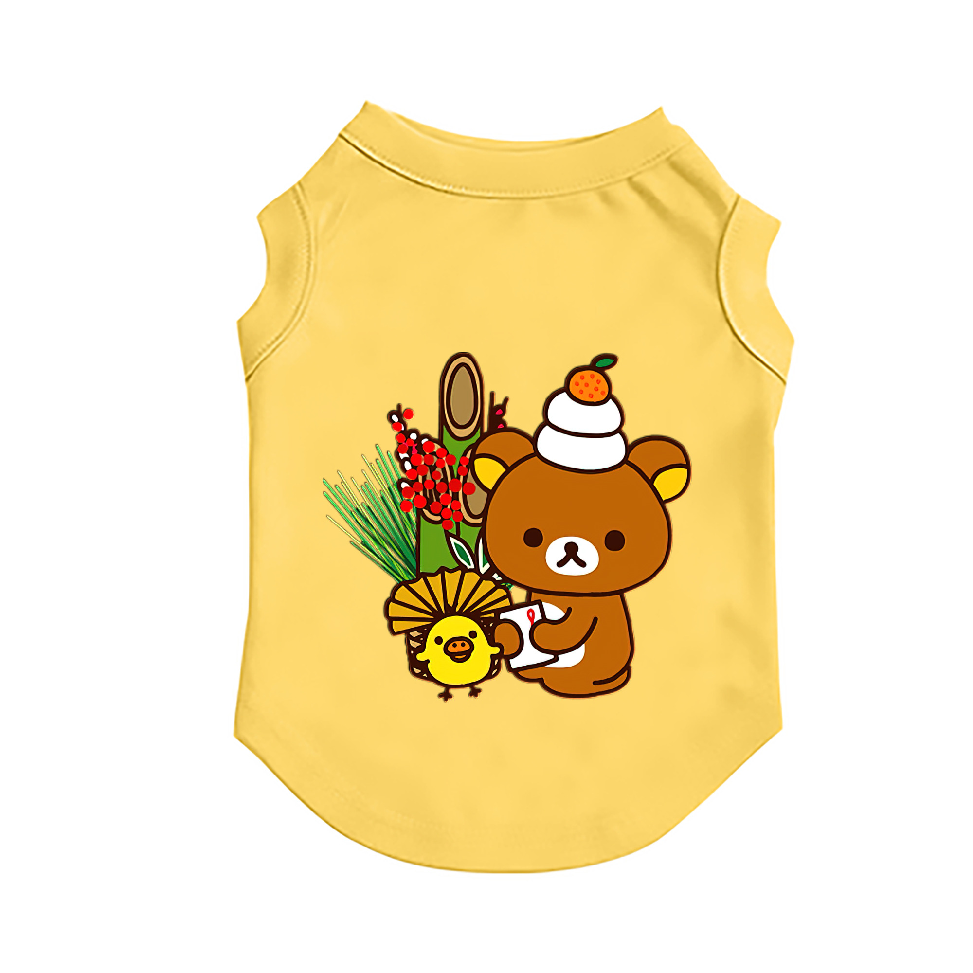 （画像用） リラックマ リラックマ キイロイトリ Rilakkuma Korilakkuma Kiiroitori ペット用ベスト