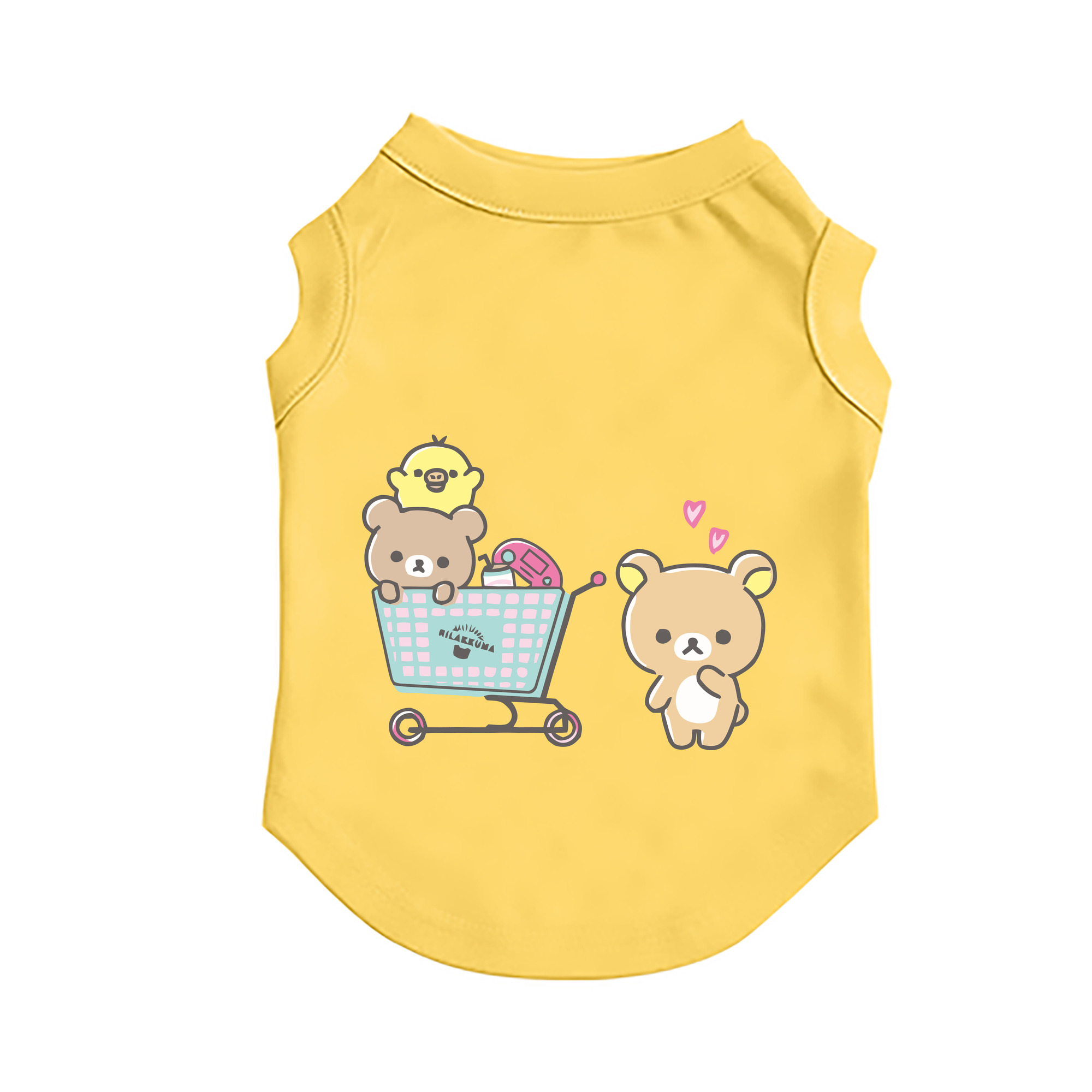 （画像用） リラックマ リラックマ キイロイトリ Rilakkuma Korilakkuma Kiiroitori ペット用ベスト