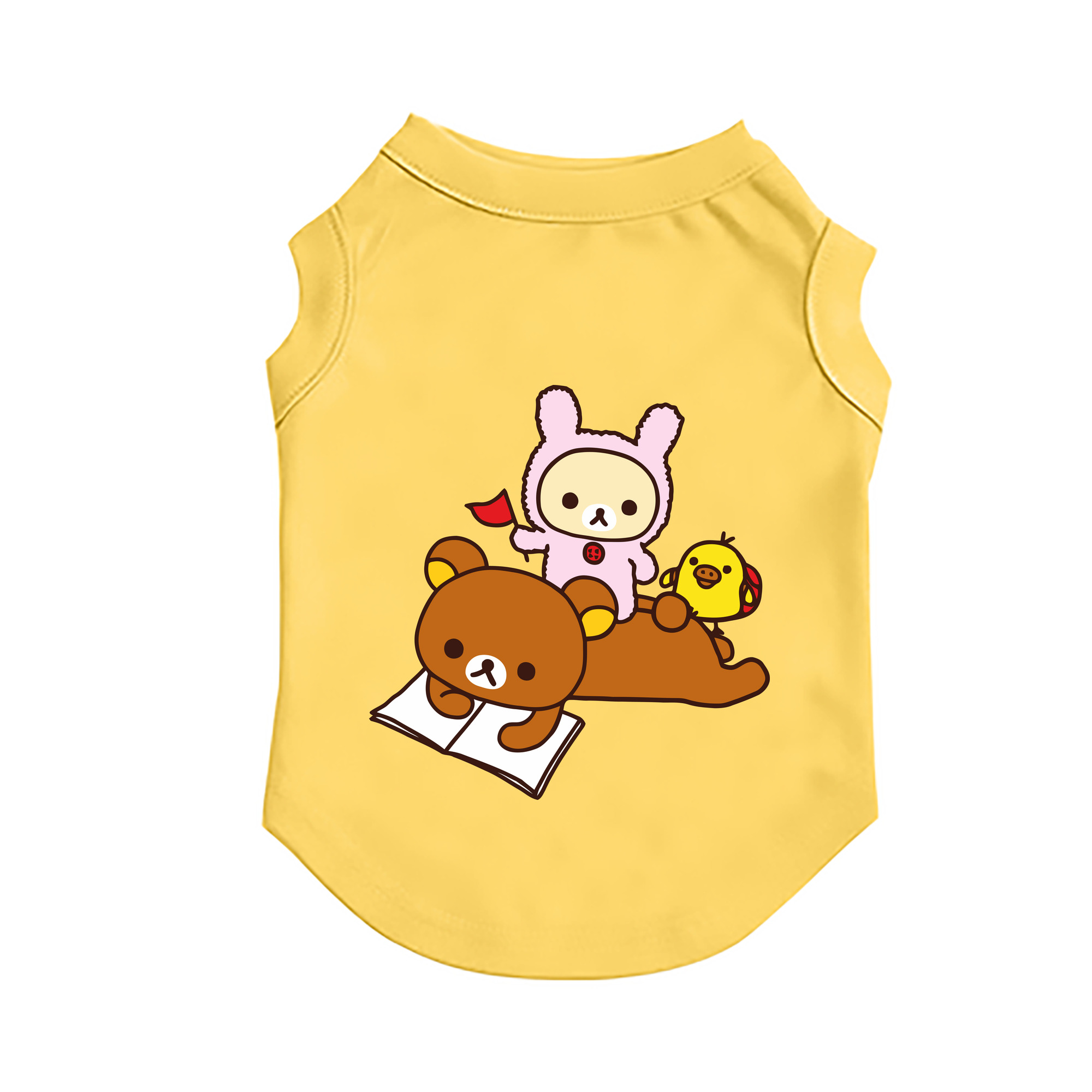（画像用） リラックマ リラックマ キイロイトリ Rilakkuma Korilakkuma Kiiroitori ペット用ベスト