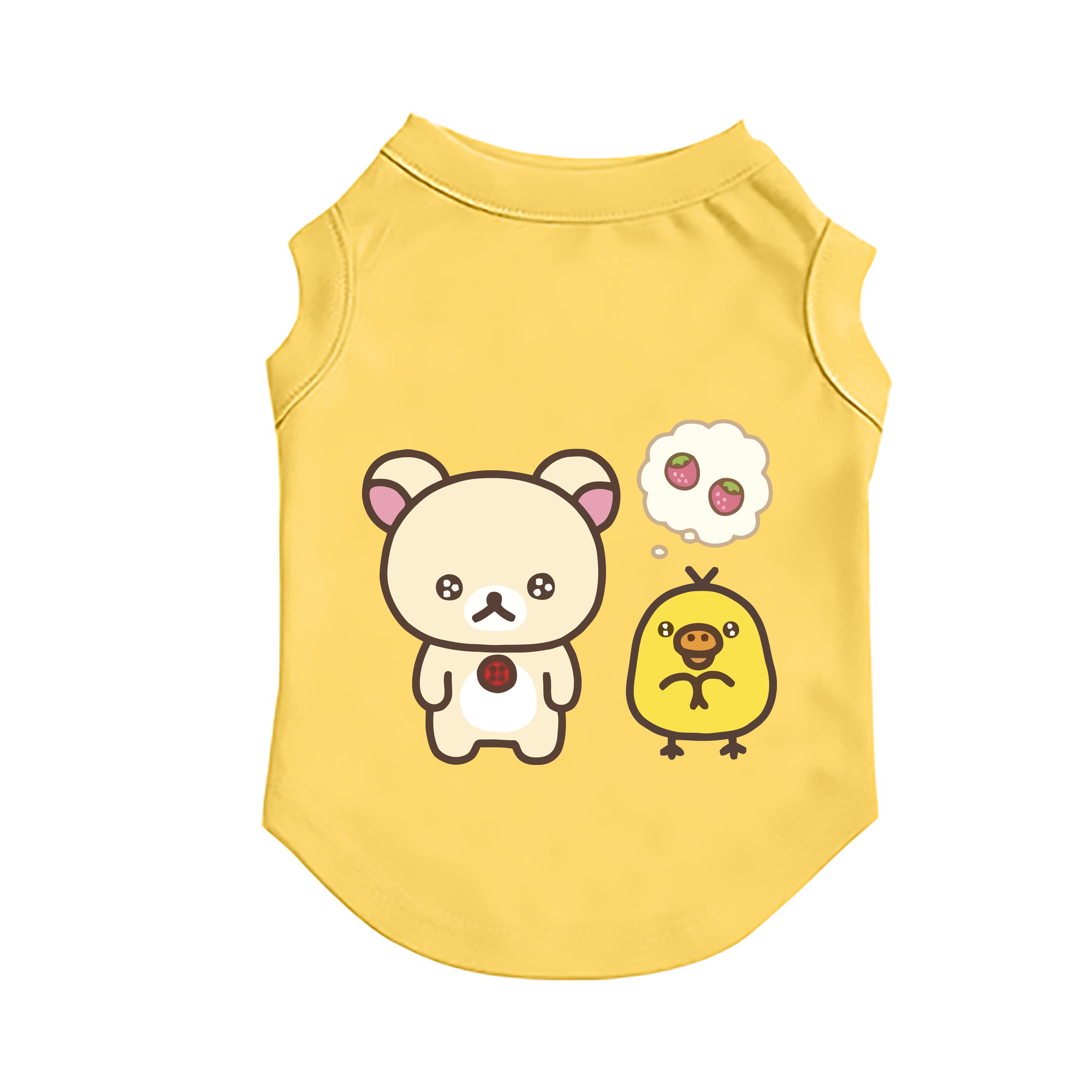 （画像用） リラックマ リラックマ キイロイトリ Rilakkuma Korilakkuma Kiiroitori ペット用ベスト