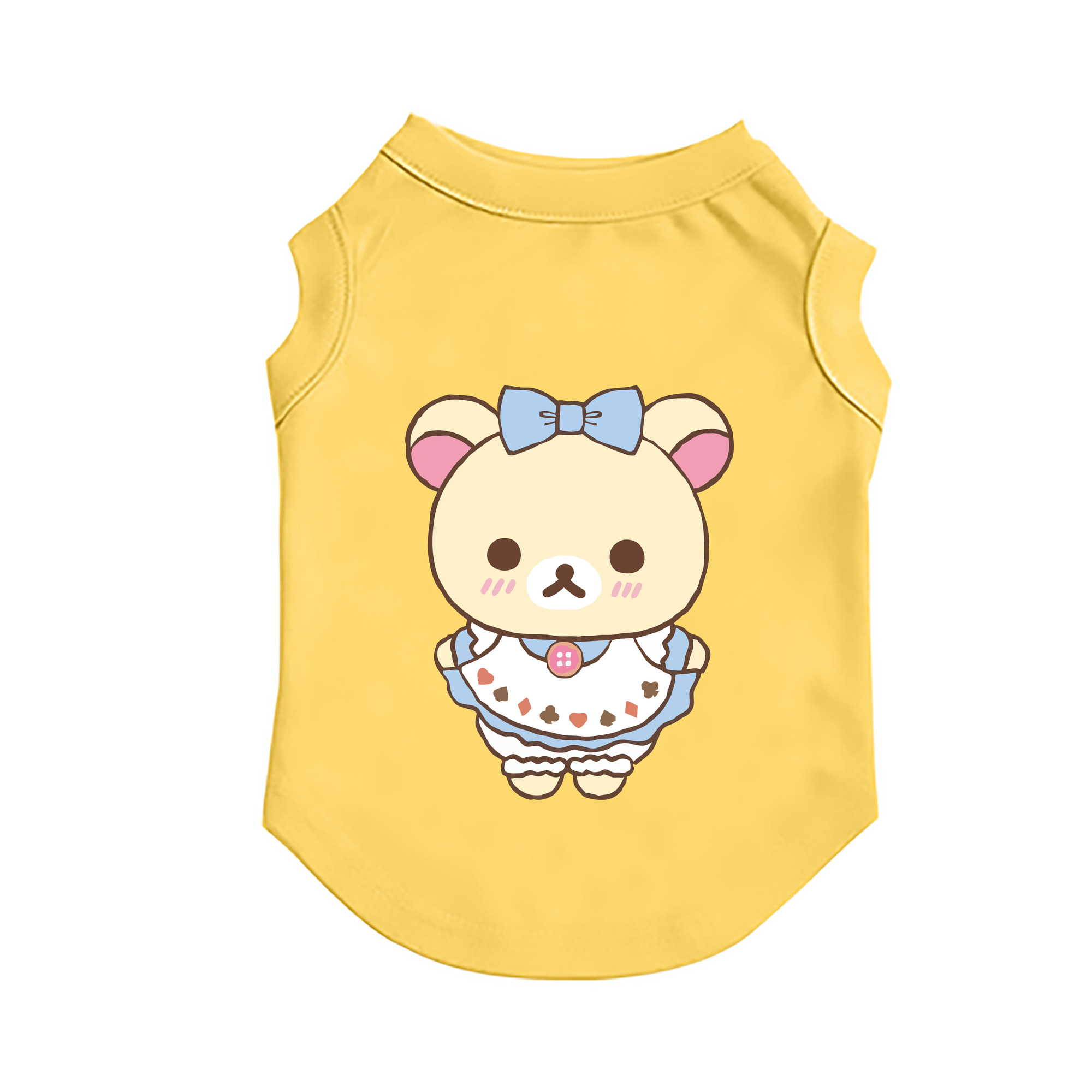（画像用） リラックマ リラックマ キイロイトリ Rilakkuma Korilakkuma Kiiroitori ペット用ベスト