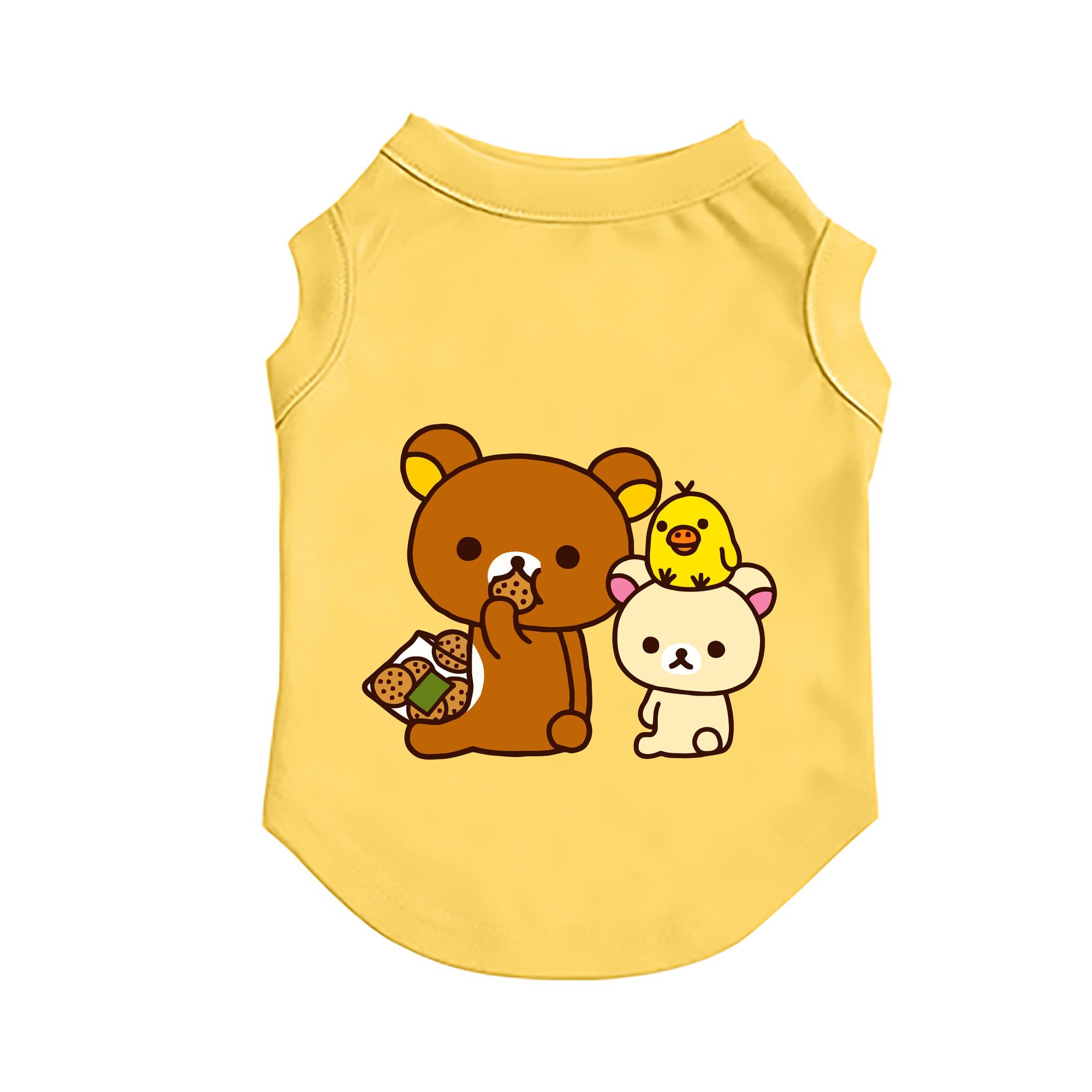 （画像用） リラックマ リラックマ キイロイトリ Rilakkuma Korilakkuma Kiiroitori ペット用ベスト