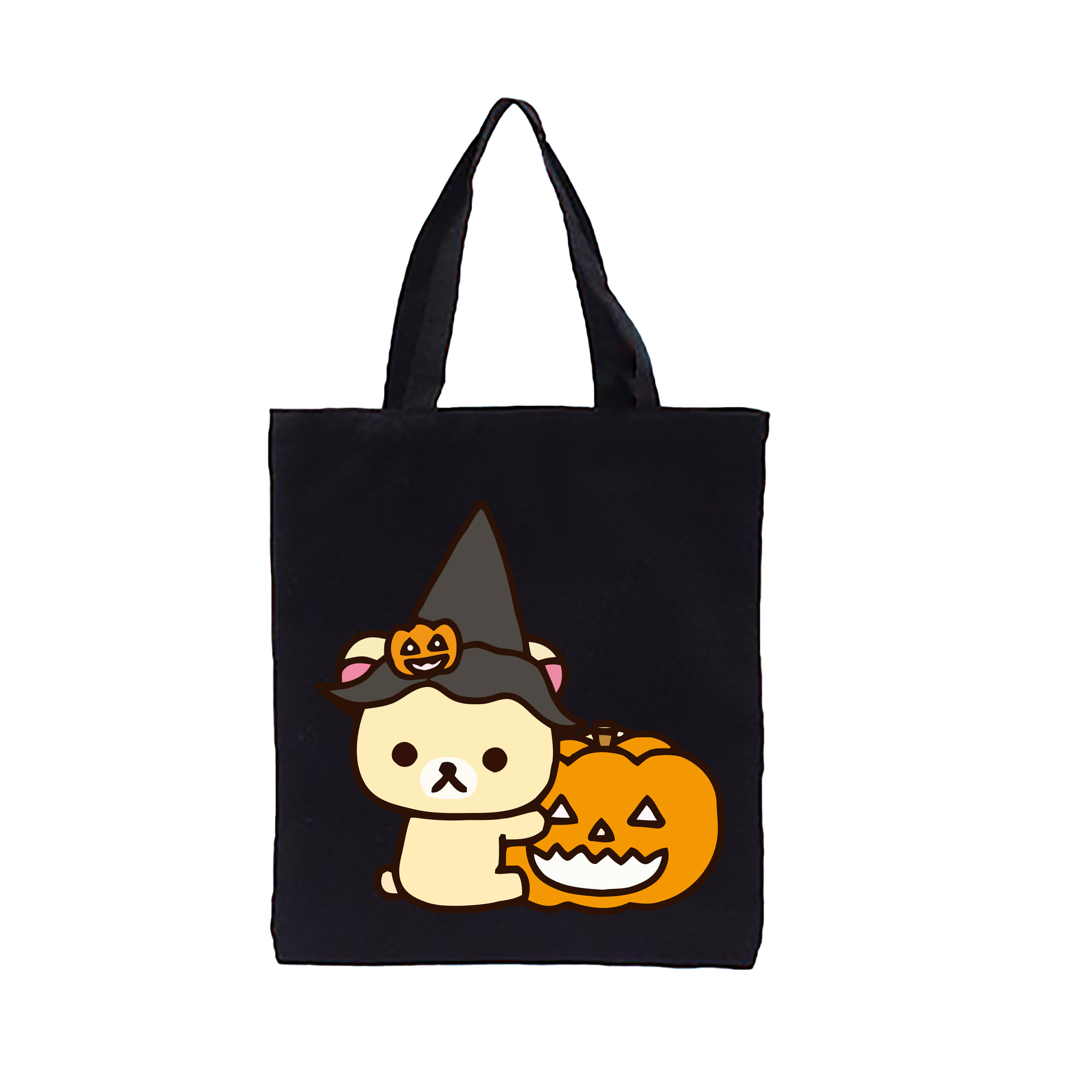 （画像用） リラックマ リラックマ キイロイトリ Rilakkuma Korilakkuma Kiiroitori 縦型キャンバス生地手提げバッグ　トートバッグ