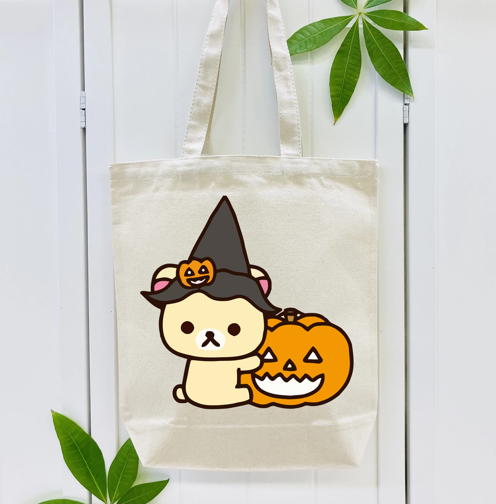 リラックマ リラックマ キイロイトリ Rilakkuma Korilakkuma Kiiroitori 縦型キャンバス生地手提げバッグ　トートバッグ