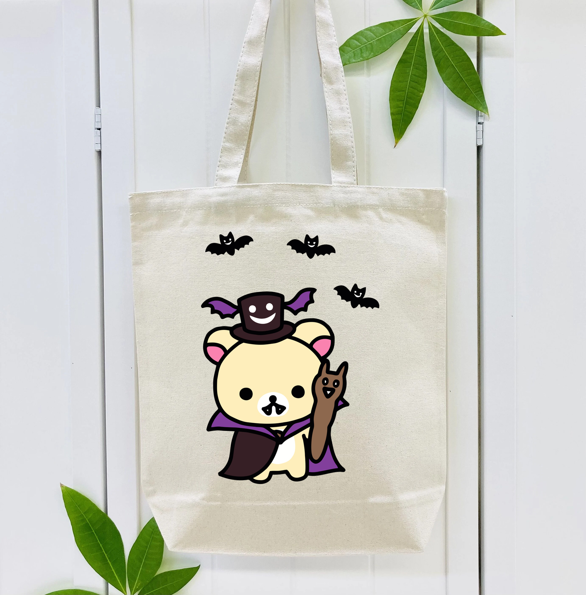 リラックマ リラックマ キイロイトリ Rilakkuma Korilakkuma Kiiroitori 縦型キャンバス生地手提げバッグ　トートバッグ