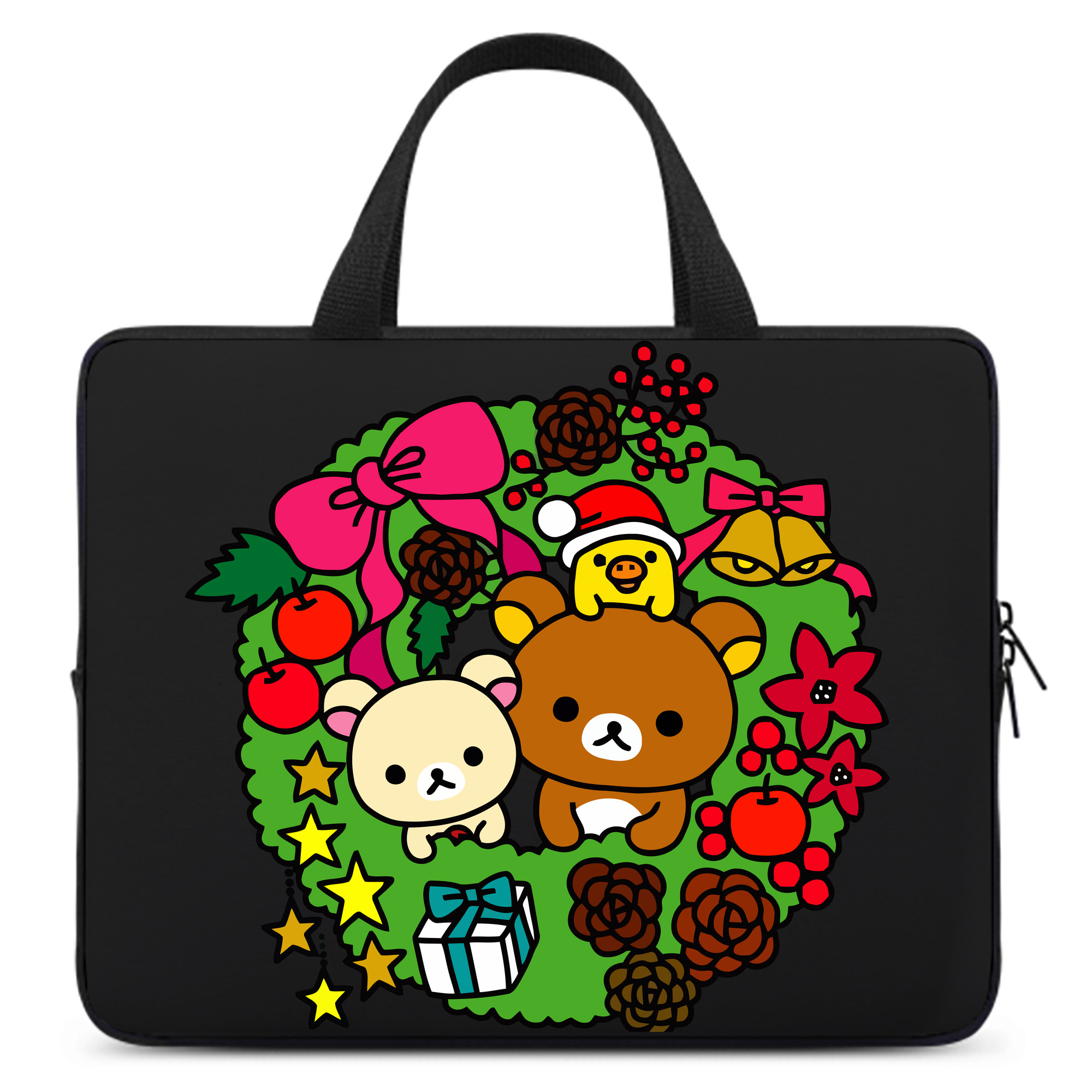 （画像用） リラックマ リラックマ キイロイトリ Rilakkuma Korilakkuma Kiiroitori 手提げノートパソコンバッグ