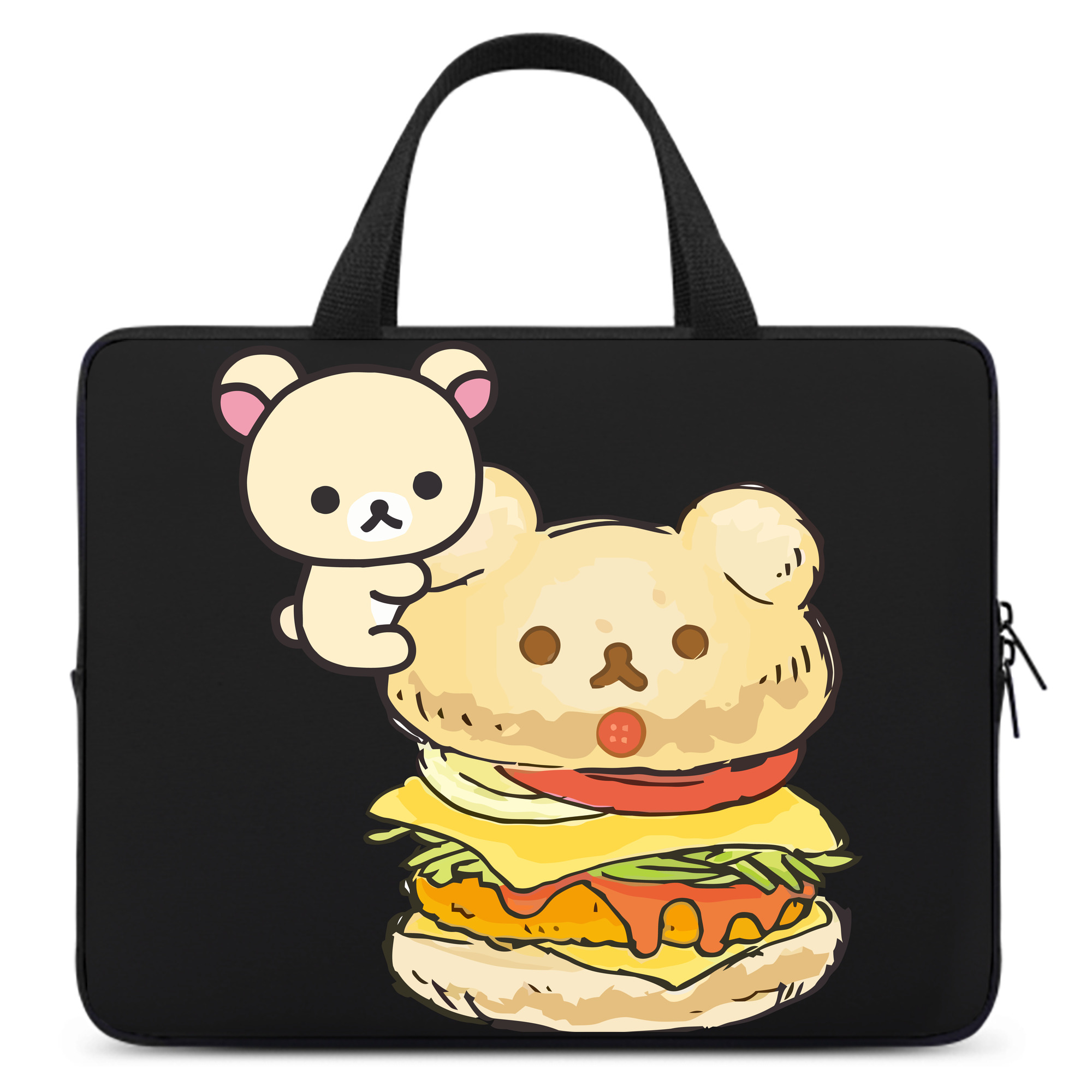 （画像用） リラックマ リラックマ キイロイトリ Rilakkuma Korilakkuma Kiiroitori 手提げノートパソコンバッグ