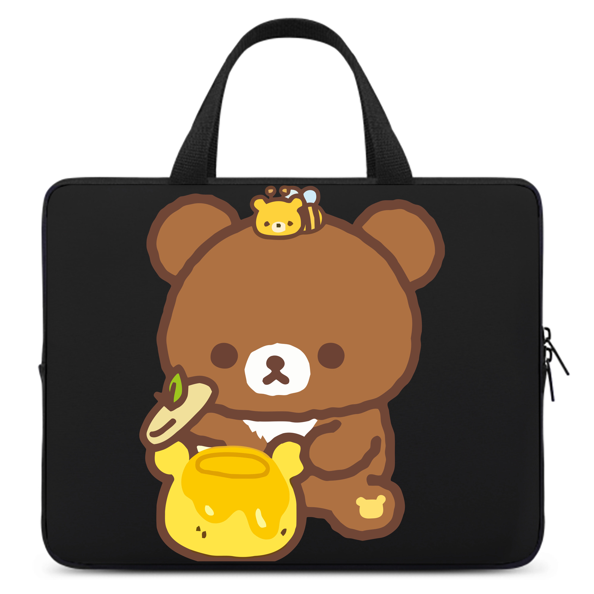 （画像用） リラックマ リラックマ キイロイトリ Rilakkuma Korilakkuma Kiiroitori 手提げノートパソコンバッグ