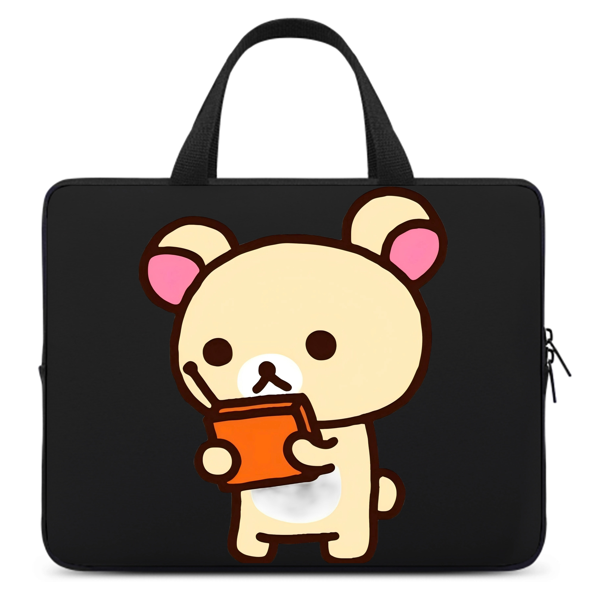 （画像用） リラックマ リラックマ キイロイトリ Rilakkuma Korilakkuma Kiiroitori 手提げノートパソコンバッグ
