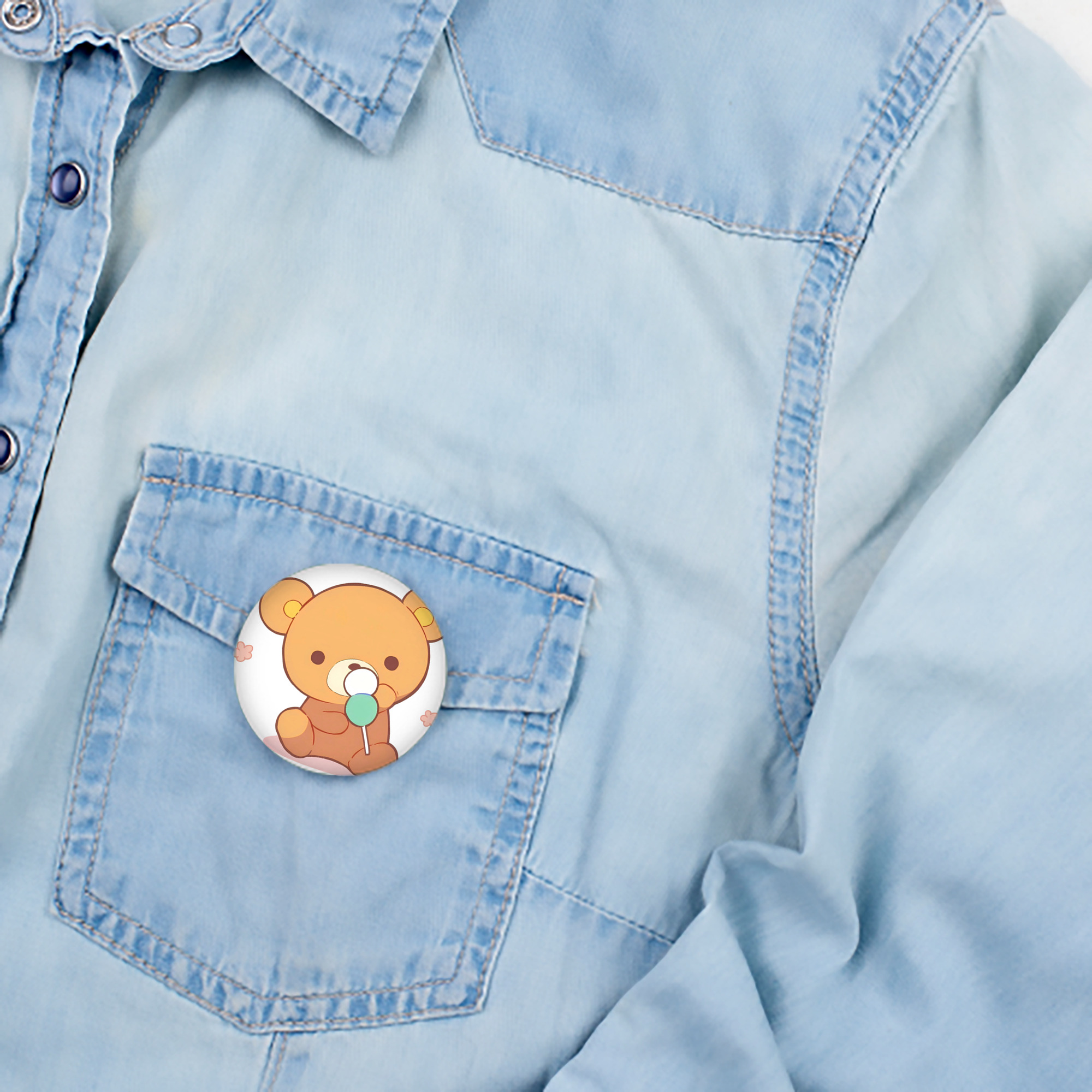 リラックマ リラックマ キイロイトリ Rilakkuma Korilakkuma Kiiroitori 6cm 缶バッジ 複数セット