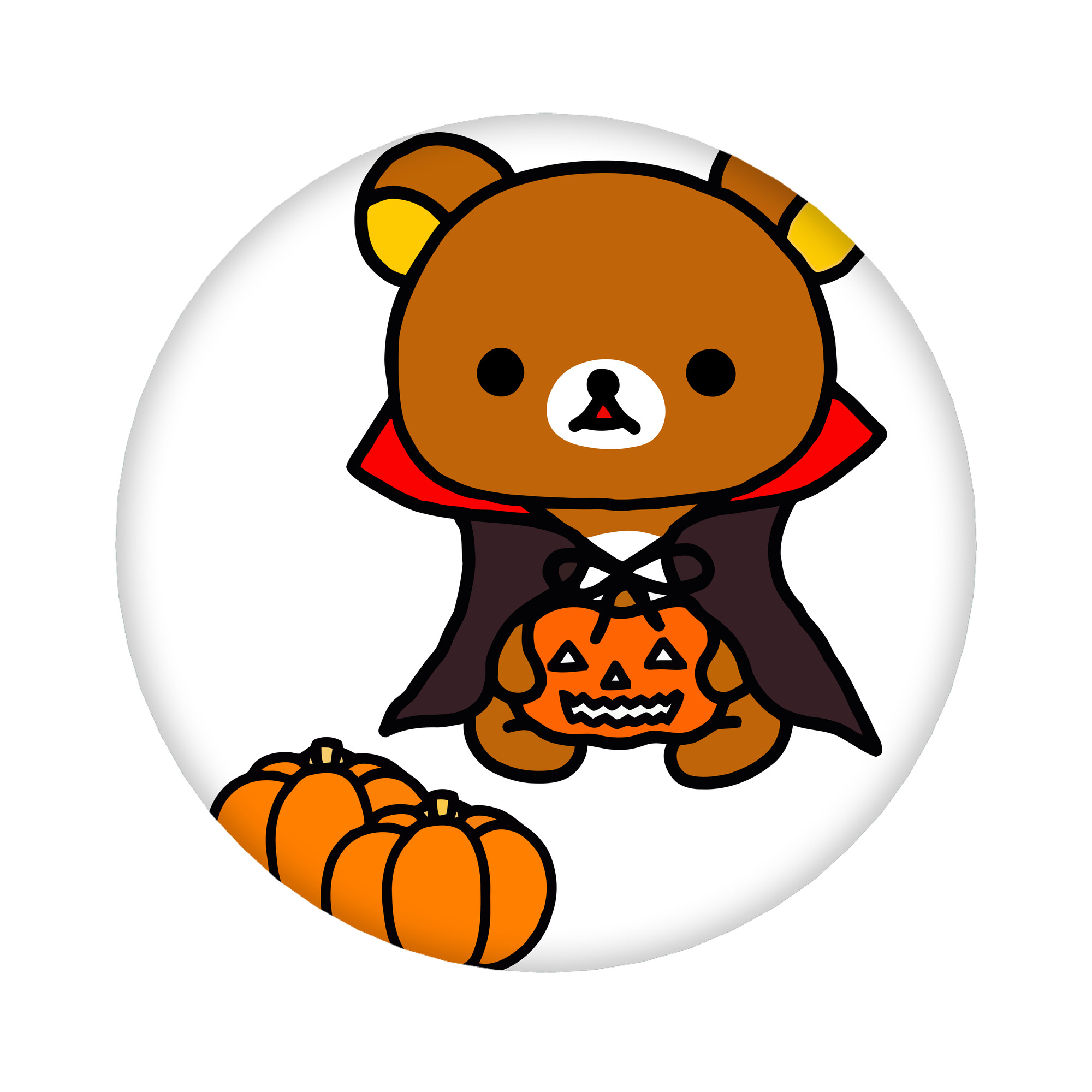 （画像用） リラックマ リラックマ キイロイトリ Rilakkuma Korilakkuma Kiiroitori 6cm 缶バッジ 複数セット