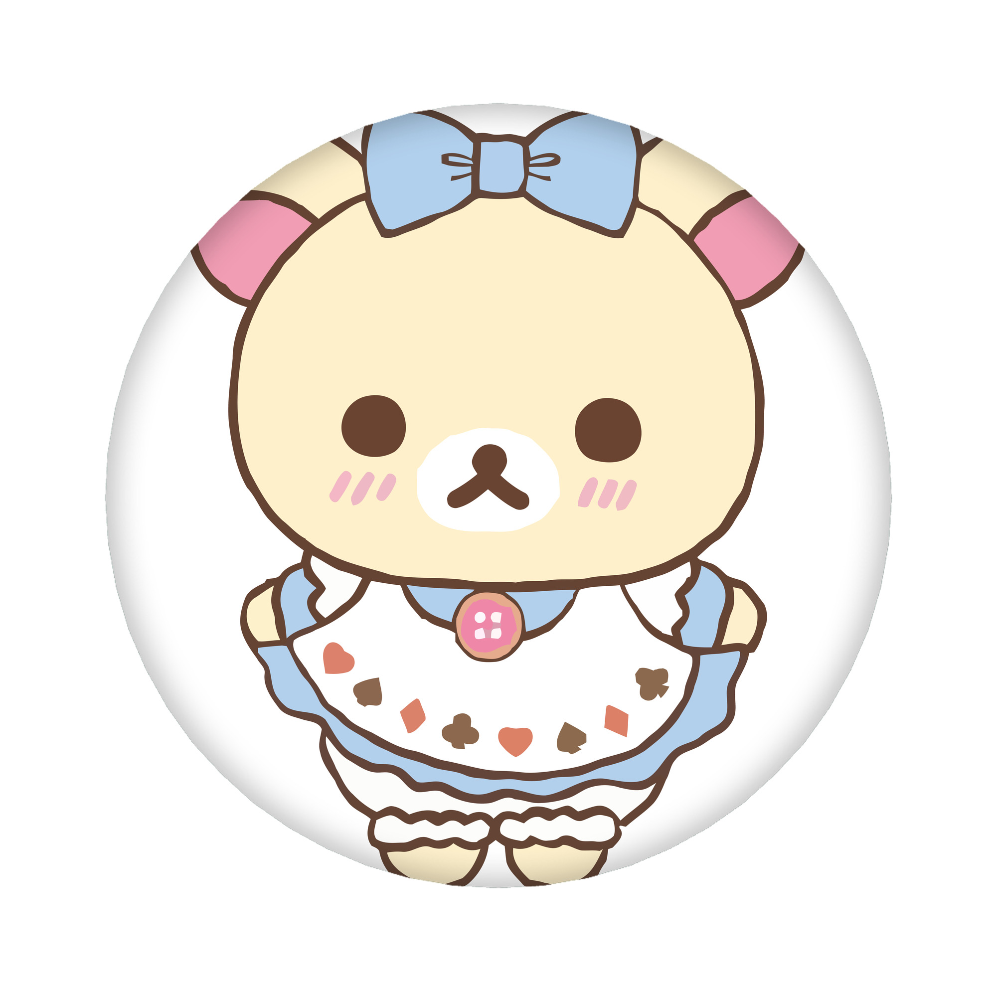 （画像用） リラックマ リラックマ キイロイトリ Rilakkuma Korilakkuma Kiiroitori 6cm 缶バッジ 複数セット