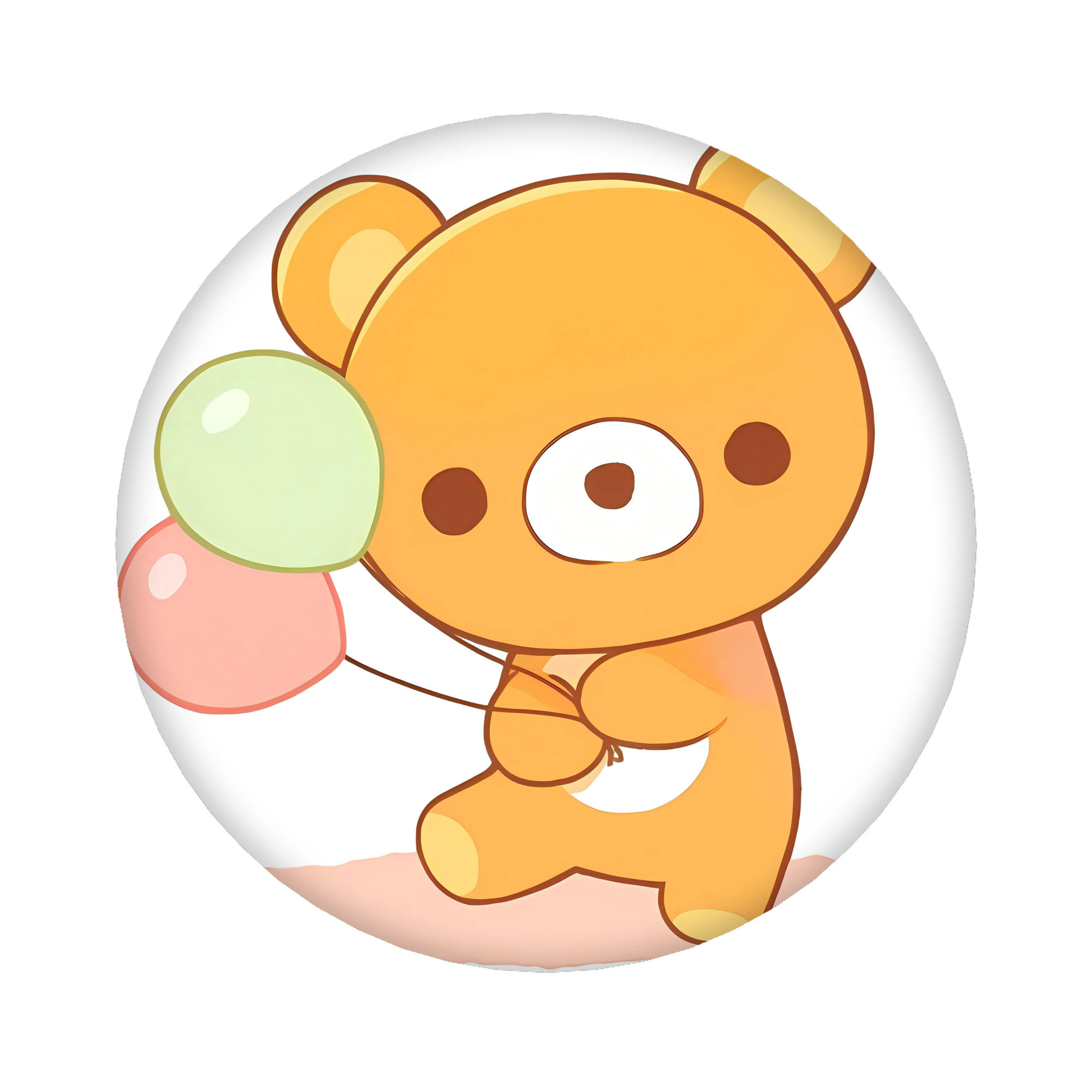 （画像用） リラックマ リラックマ キイロイトリ Rilakkuma Korilakkuma Kiiroitori 6cm 缶バッジ 複数セット