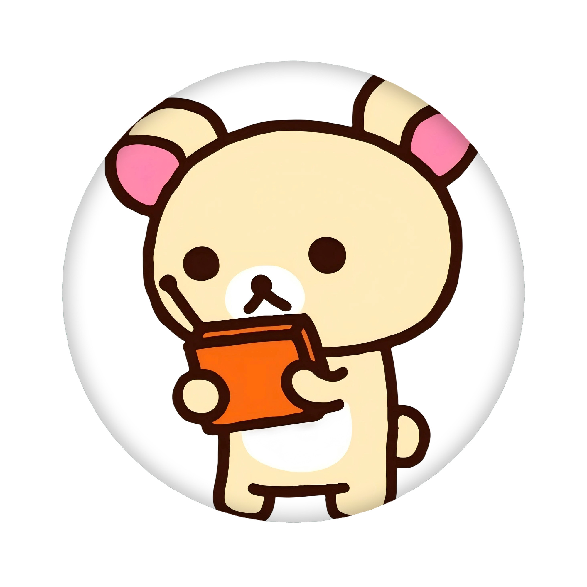 （画像用） リラックマ リラックマ キイロイトリ Rilakkuma Korilakkuma Kiiroitori 6cm 缶バッジ 複数セット
